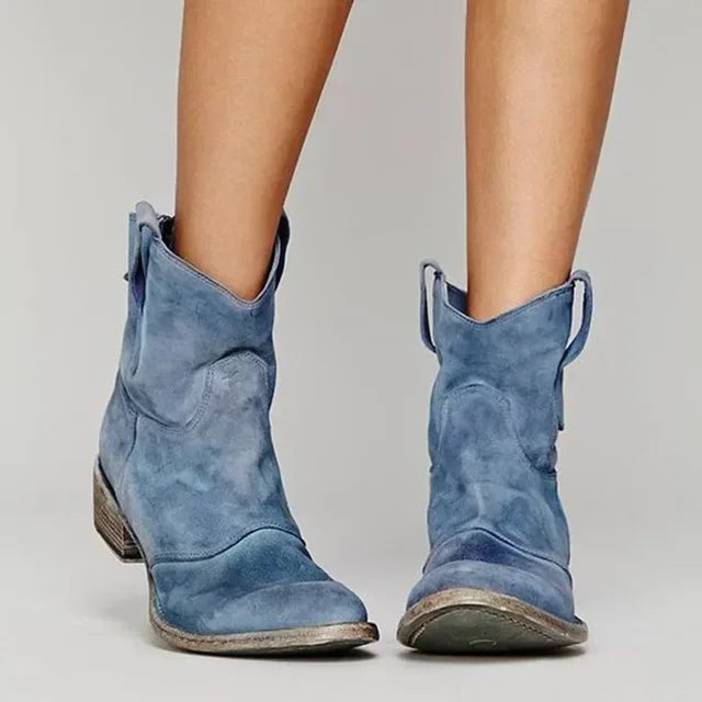 Kiara – Vintage cowboy enkellaars