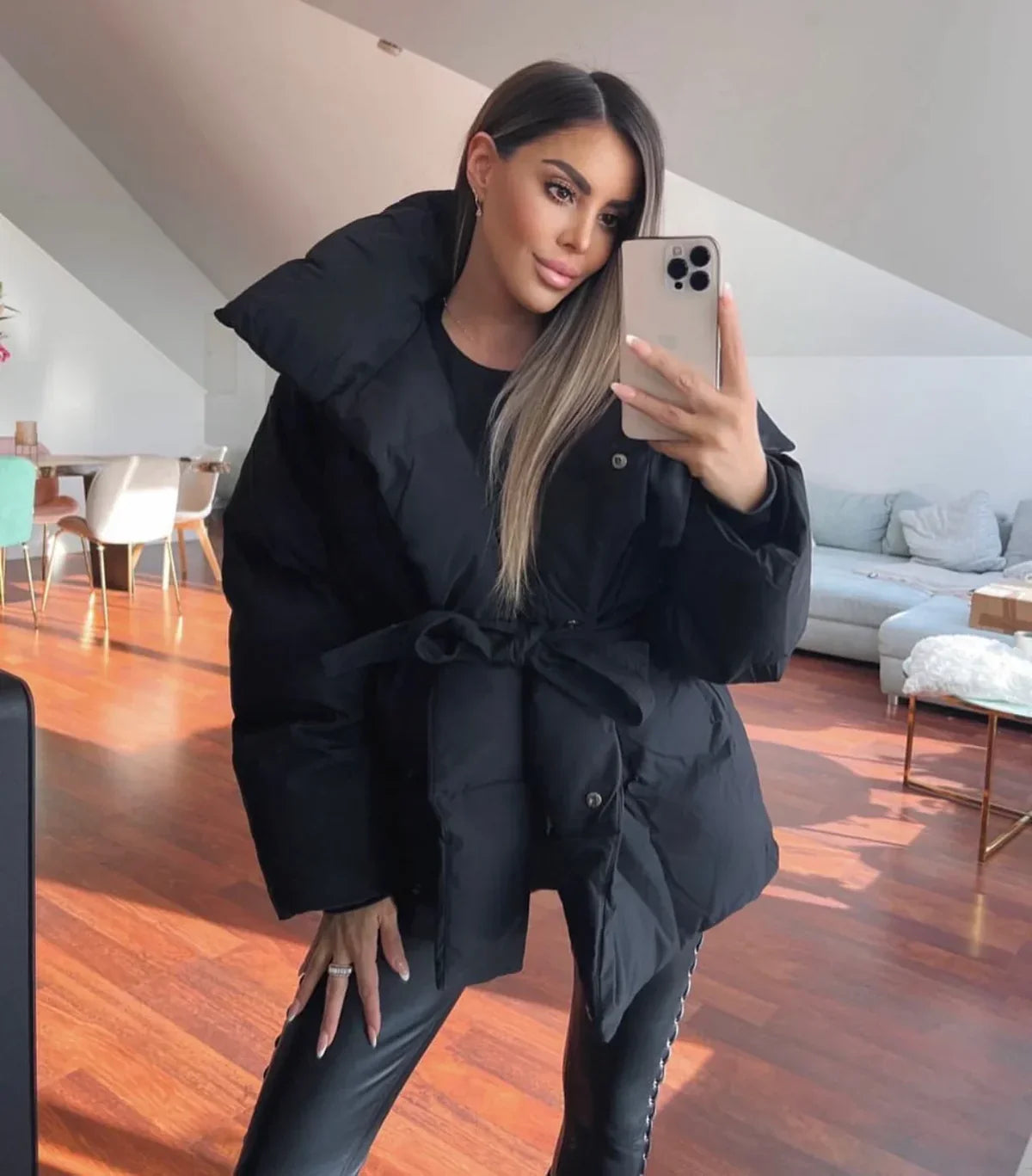 Laura - Trendy puffer jas