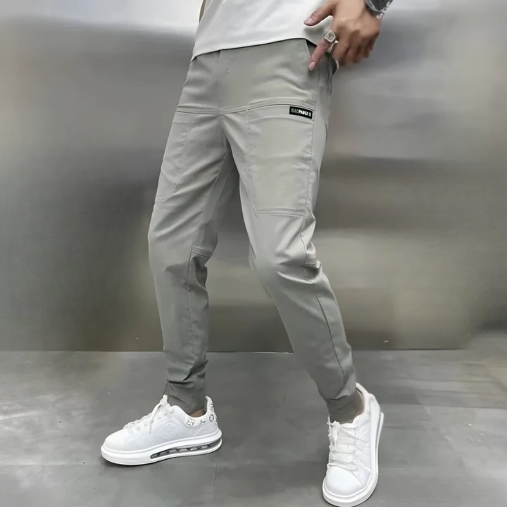 Damian - Elastische cargo broek (1+1 gratis)