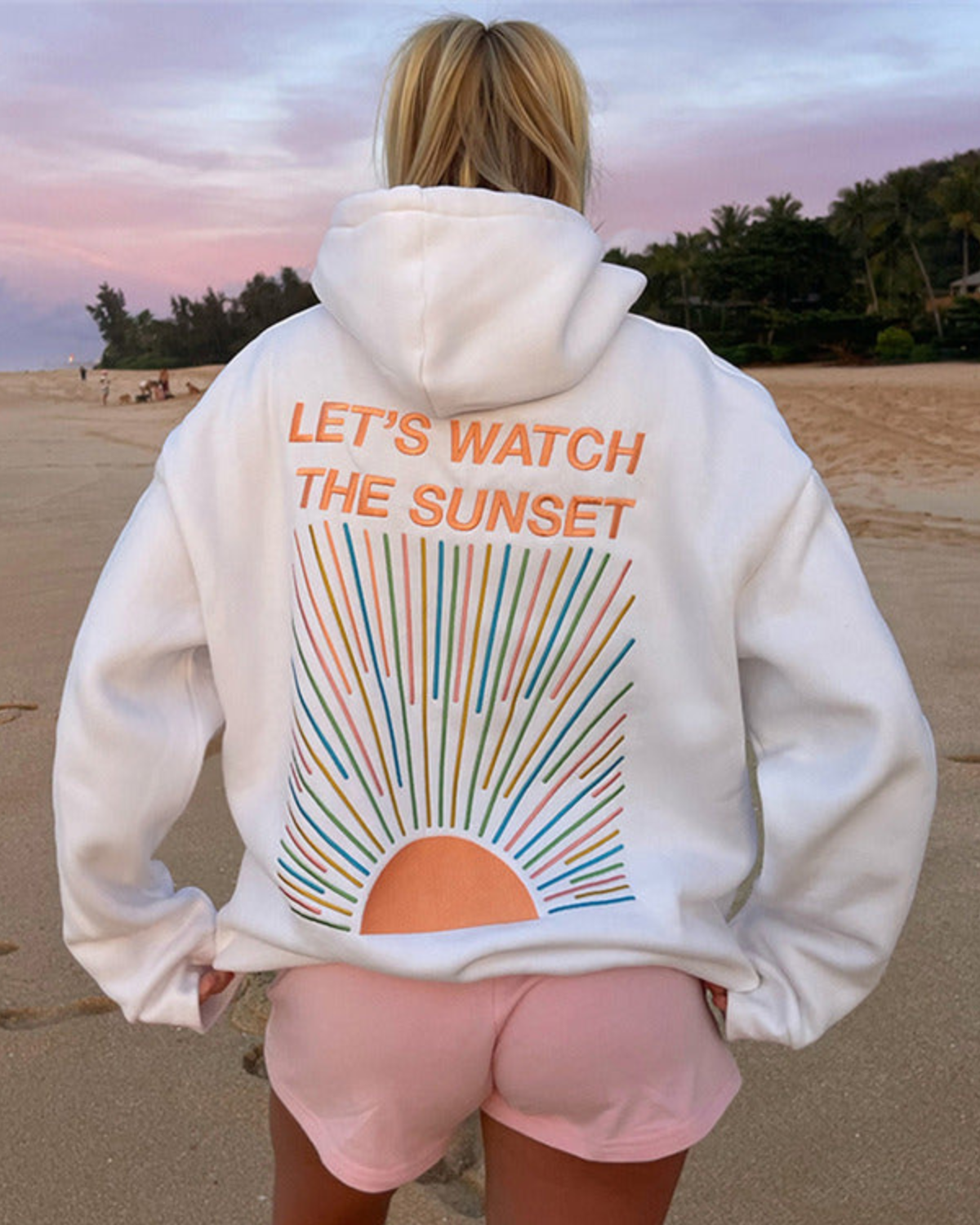 Helia - Oversized sunset hoodie
