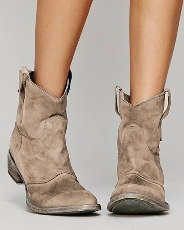 Kiara – Vintage cowboy enkellaars