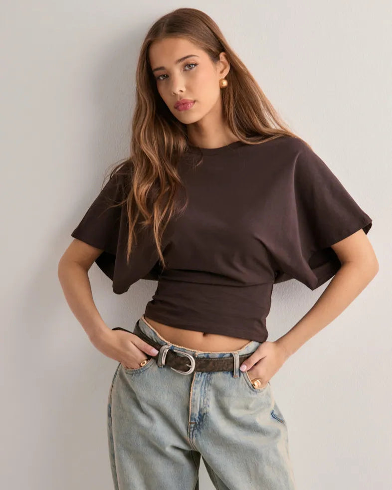 Zaria - T-shirt met wijde mouwen